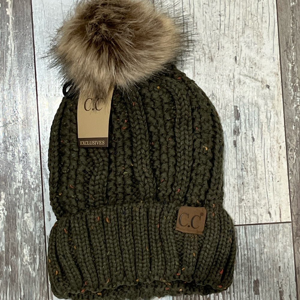 Brand new fleeced lined C.C beanie